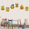 30 Packs Fall Thanksgiving Crafts for Kids Thanksgiving Owl DIY Artwork with Fall Autumn Leaves Pumpkins Stickers Create Your Own Owl Set for Kindergarten Home Class Game Activities.